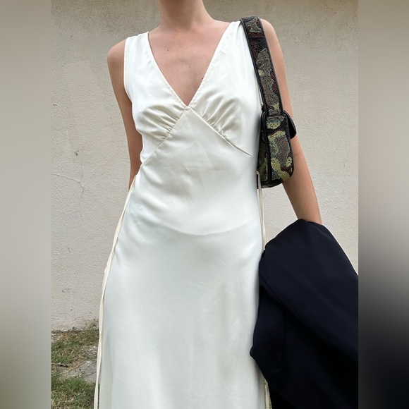 White slip dress size S - Picture 3 of 4